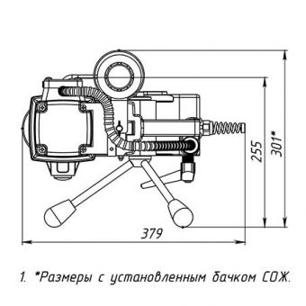 картинка Магнитный сверлильный станок MBSR-100