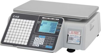 картинка ТОРГОВЫЕ ВЕСЫ CAS CL3000J-B С ПЕЧАТЬЮ ЭТИКЕТОК, ПАМЯТЬЮ ТОВАРОВ И ETHERNET