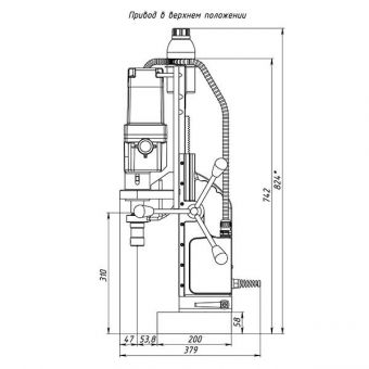 картинка Магнитный сверлильный станок MBSR-100